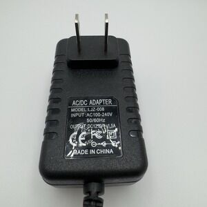 AC/DC Power Adapter LJZ-008 12V 1.5A Power Supply Charger DC 5.5mm x 2.1mm Plug